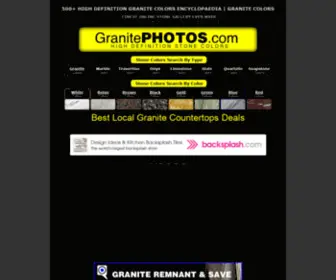 Granitephotos.com(Granite countertops) Screenshot