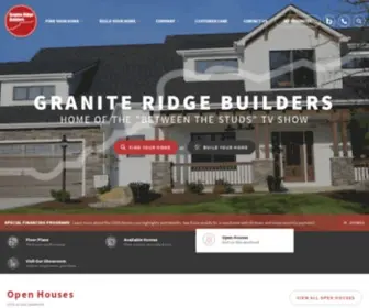 Graniteridgebuilders.com(Fort Wayne Custom Homes) Screenshot