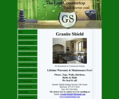 Graniteshield.com(Graniteshield) Screenshot