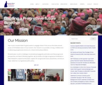 Granitestateprogress.org(Building a Progressive future together) Screenshot