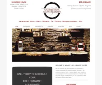 Granitetopsandquartzcenter.com(Countertop Fabrication) Screenshot