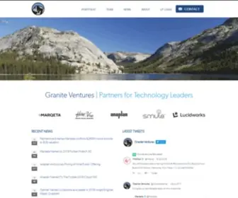 Granitevc.com(Granite Ventures Home) Screenshot