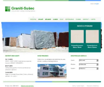 Graniti-Susec.hr(Graniti Susec) Screenshot