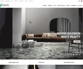 Granitifiandre.com(Italian Porcelain Panels for Floors and Walls) Screenshot