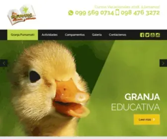 Granjapumamaki.com(Granja Educativa Cursos Vacacionales) Screenshot