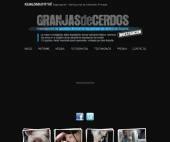 Granjasdecerdos.org(Granjas de Cerdos) Screenshot