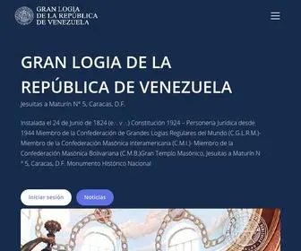 Granlogiadevenezuela.com(Gran Logia de Venezuela) Screenshot