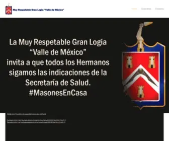 Granlogiavalledemexico.org(Masonería cdmx) Screenshot