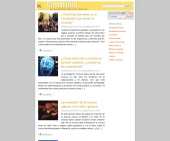 Granmusica.com(Música actual) Screenshot