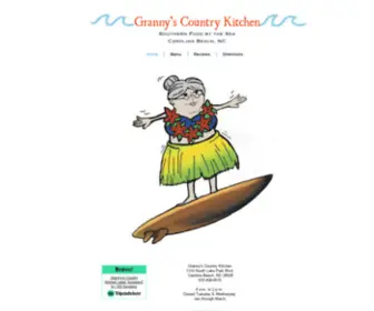 Grannyscarolinabeach.com(Granny's Country Kitchen) Screenshot