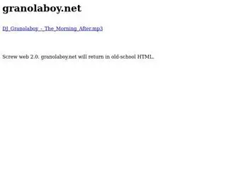 Granolaboy.net(Granolaboy) Screenshot