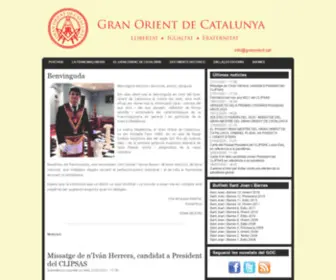 Granorient.cat(Gran Orient de Catalunya) Screenshot