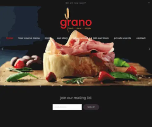 Granoschenectady.com(Grano) Screenshot