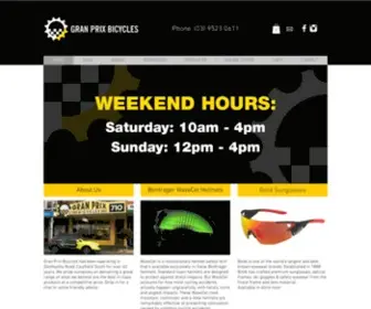 Granprixbicycles.com.au(Bicycle Shop) Screenshot