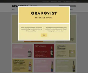 GranqVistbev.se(Vin, sprit, öl och cider) Screenshot