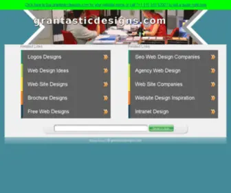 GrantastiCDesigns.com(Logo design) Screenshot