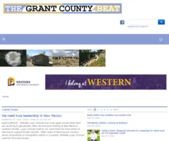 Grantcountybeat.com(Grant County NM Front Page News) Screenshot