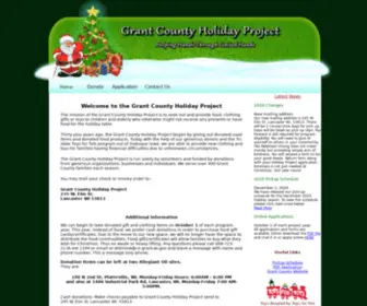 Grantcountyholidayproject.com(The Grant County Holiday Project) Screenshot