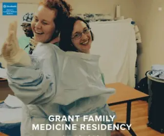 Grantfamilymedicine.com(Grant Family Medicine Residency) Screenshot