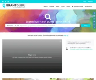 Grantguru.com.au(Business grants) Screenshot