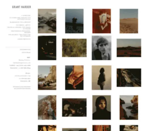 Grantharder.com(Grant Harder) Screenshot