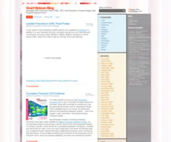 Granthinkson.com(Grant Hinkson) Screenshot