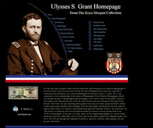 Granthomepage.com(ULYSSES S) Screenshot
