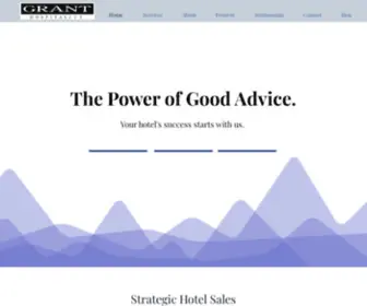 Granthospitality.com(Hotel Consulting) Screenshot