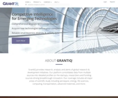 Grantiq.com(Grantiq) Screenshot