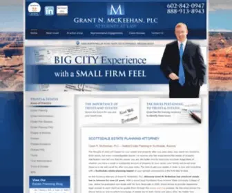 Grantmckeehan.com(Scottsdale Trusts &amp; Estates Attorney) Screenshot