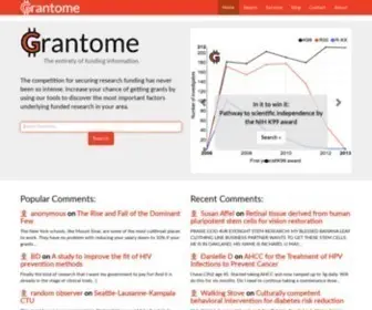 Grantome.com(The entirety of funding information) Screenshot