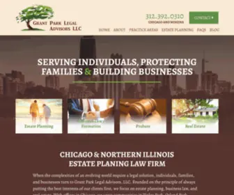 Grantparklaw.com(Chicago and Mokena) Screenshot