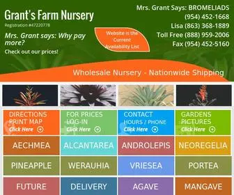 Grants-Farm.com(Wholesale Nursery) Screenshot