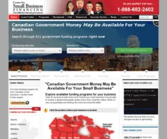 Grants-Loans.org(Canadian Government Grants & Loans) Screenshot