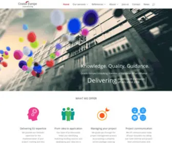 Grantseurope.eu(Grants Europe Consulting) Screenshot