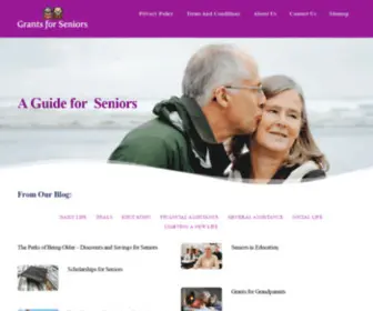 Grantsforseniors.org(Help for Seniors) Screenshot