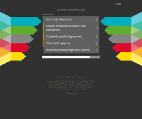 Grantsforstudents.net(Grantsforstudents) Screenshot