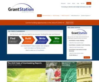 Grantstation.com(Grantstation) Screenshot
