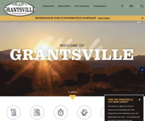 Grantsvilleut.gov(Grantsville, UT) Screenshot