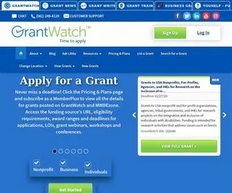 Grantwatch.com(Grants for Nonprofits) Screenshot