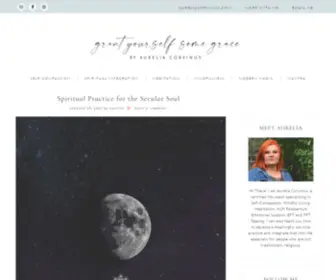 Grantyourselfsomegrace.com(By Aurelia Corvinus) Screenshot