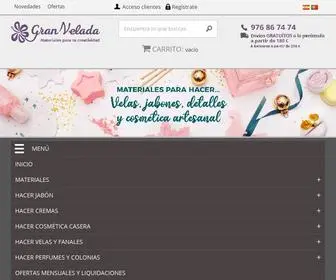 Granvelada.com(Materiales) Screenshot
