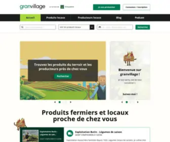 Granvillage.com(Produits fermiers et locaux proche de chez vous) Screenshot