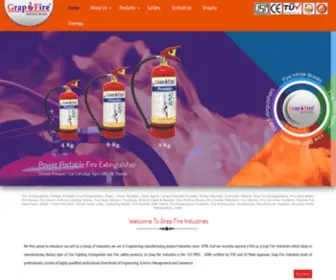 Grapfire.com(Fire Extinguishers) Screenshot