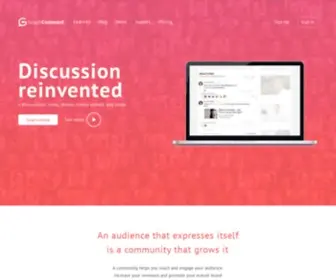 Graphcomment.com(The web social comments system) Screenshot