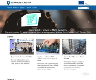 Graphene-Flagship.eu(Graphene research) Screenshot