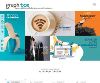 Graphibox.biz(Graphibox vous accompagne dans votre évolution grâce au meilleur des infrastructures web) Screenshot