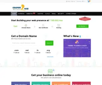 Graphic2Webs.com(Domain names & web hosting company) Screenshot