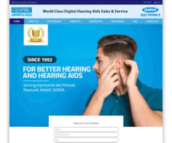 Graphicaids.co.in(Hearing Aids) Screenshot