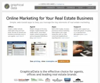 Graphicaldata.com(Real estate web design inc) Screenshot